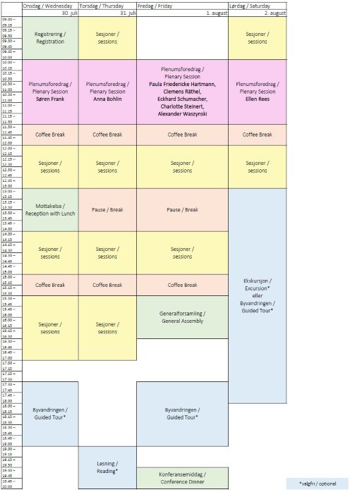 Programm Übersicht 2605